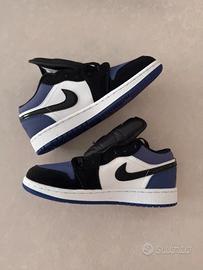 Nike Air Jordan 1 low (GS) Court Purple black toe