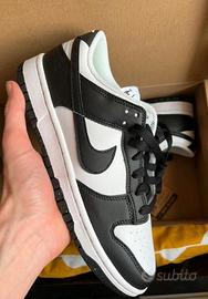 Nike Dunk Low Panda 38.5 Nere e Bianche Nuove