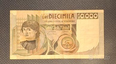 10000 Lire Banknote - Andrea del Castagno Series 