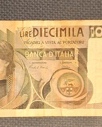 10000 Lire Banknote - Andrea del Castagno Series 