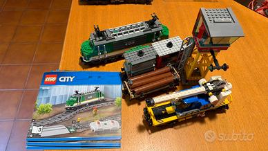 LEGO Treno City 60052 /60051/60198/60050+ bin.+sca