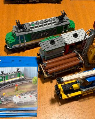 LEGO Treno City 60052 /60051/60198/60050+ bin.+sca