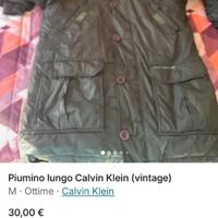 Piumino lungo Calvin Klein