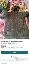 Piumino lungo Calvin Klein