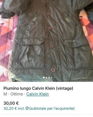 Piumino lungo Calvin Klein