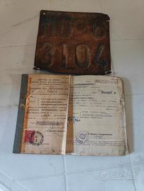 targa e libretto lambretta