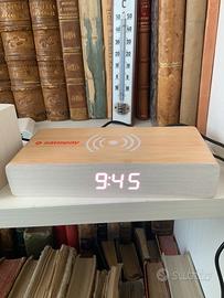 Orologio da tavolo sveglia ricarica wireless