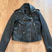 Giacca simil pelle zara