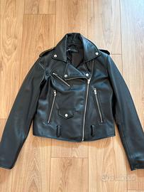 Giacca simil pelle zara