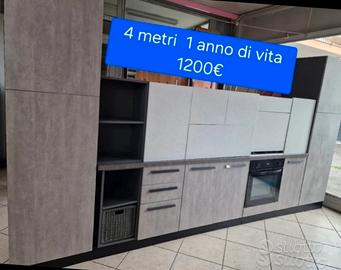 cucina moderna bicolore 