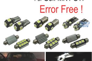 KIT 15 LAMPADE LED INTERNE PER VOLKSWAGEN VW GOLF 