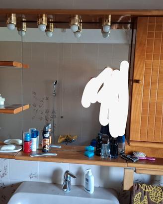 Arredo bagno - Specchio con mobile completo