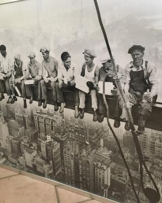 QUADRO Lavoratori Americani Grattacielo