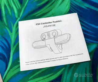 PS4 controller paddles