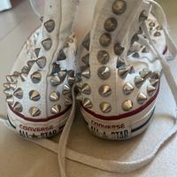 Converse all star  borchiate