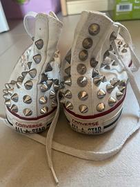 Converse all star  borchiate