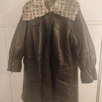 Cappotto in nappa e pelliccia