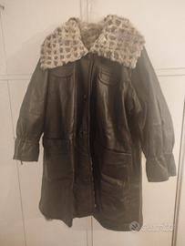 Cappotto in nappa e pelliccia