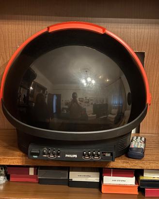 Televisore vintage Philips Space Helmet