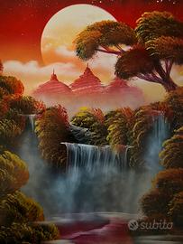 Quadro fatto con bombolette