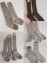 Calzettoni e calzini grossi in misto lana 