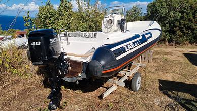 zar 43 con motore suzuki 40/60 4t