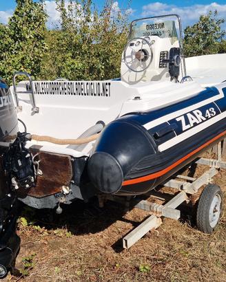zar 43 con motore suzuki 40/60 4t