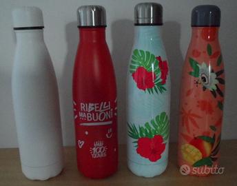 Borracce termiche nr.4-NUOVE mai usate,in acciaio