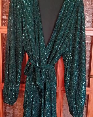 Vestito verde smeraldo