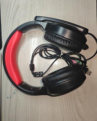 Cuffie con LED per PC fisso - 10€