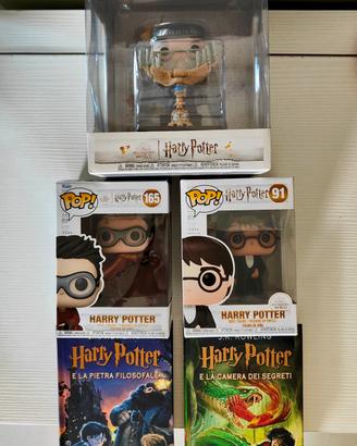 Harry Potter volume 1 e 2 ,fanko pop n.3 personagg