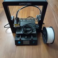 stampante 3d anycubic pro con matasse abs e pla