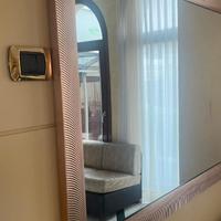 Specchiera in Legno Moderno – Bronzo Rosato 95x175