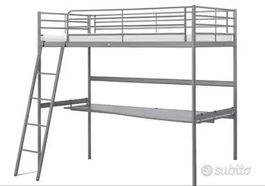 Letto a soppalco con scrivania - SVARTA IKEA