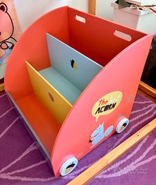 libreria bambini legno montessori capiente LABEBE