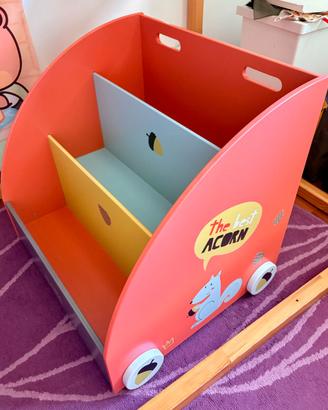 libreria bambini legno montessori capiente LABEBE