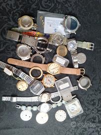 LOTTO OROLOGI VINTAGE DA TESTARE O RICAMBI 
