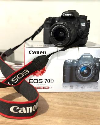Canon EOS 70D + Obiettivo 18-55mm STM (Kit Complet