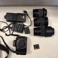 Sony alpha 200 e accessori