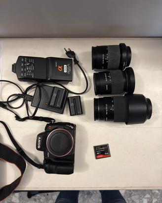 Sony alpha 200 e accessori