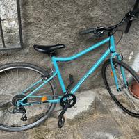 Bici trekking riverside 120 azzurra