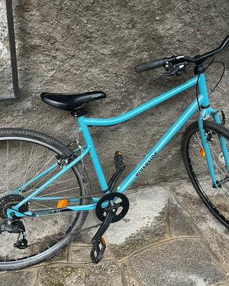 Bici trekking riverside 120 azzurra