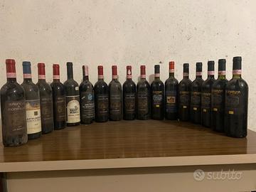 BOTTIGLIE DI VINO ANNI COMPRESI TRA 1970 e 2003