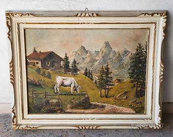 Dipinto a olio su tela Cattaneo Paolo 1950-1960