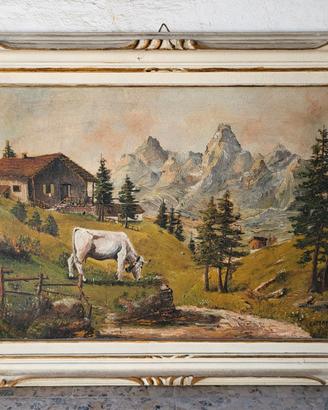 Dipinto a olio su tela Cattaneo Paolo 1950-1960