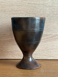 Coppa in legno scolpita e incisa - Etiopia