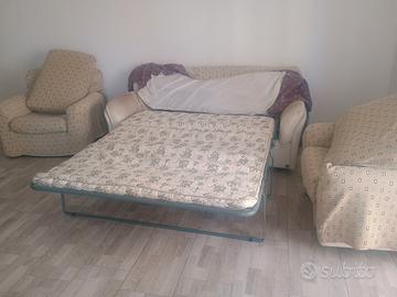 DIVANO LETTO CON POLTRONE 