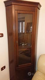 angoliera credenza mobile ad angolo noce