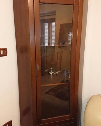 angoliera credenza mobile ad angolo noce