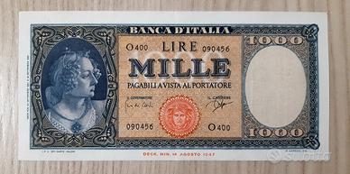 Banconota 1.000 Lire Italia (Medusa) 25/09/1961